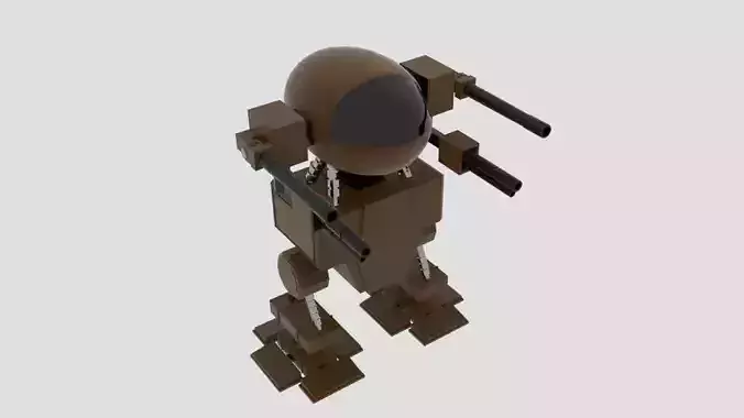 Mech Capsule 3D model