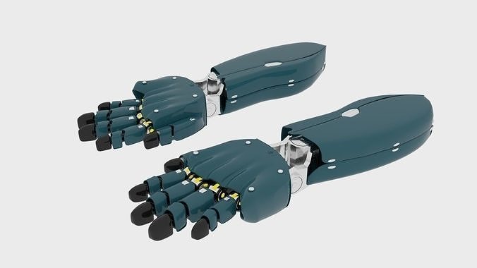 Bionicarm2 pair of robotic arms 3D model