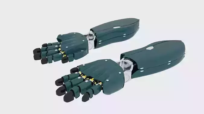 Bionicarm2 pair of robotic arms 3D model