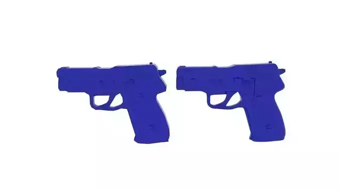 Gun Blue Plastic