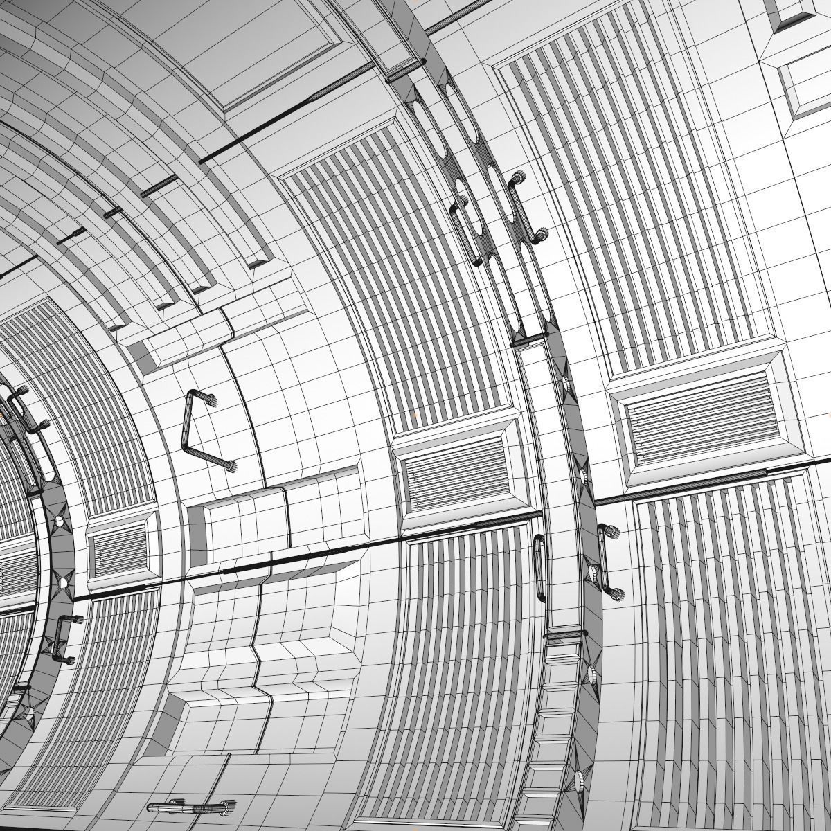 Sci Fi Tunnel 3D model_22