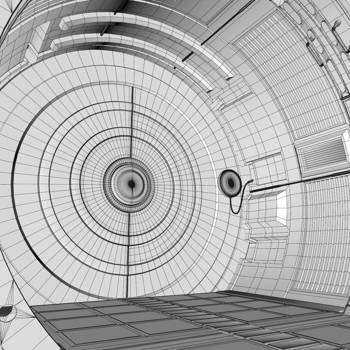 Sci Fi Tunnel 3D model_27