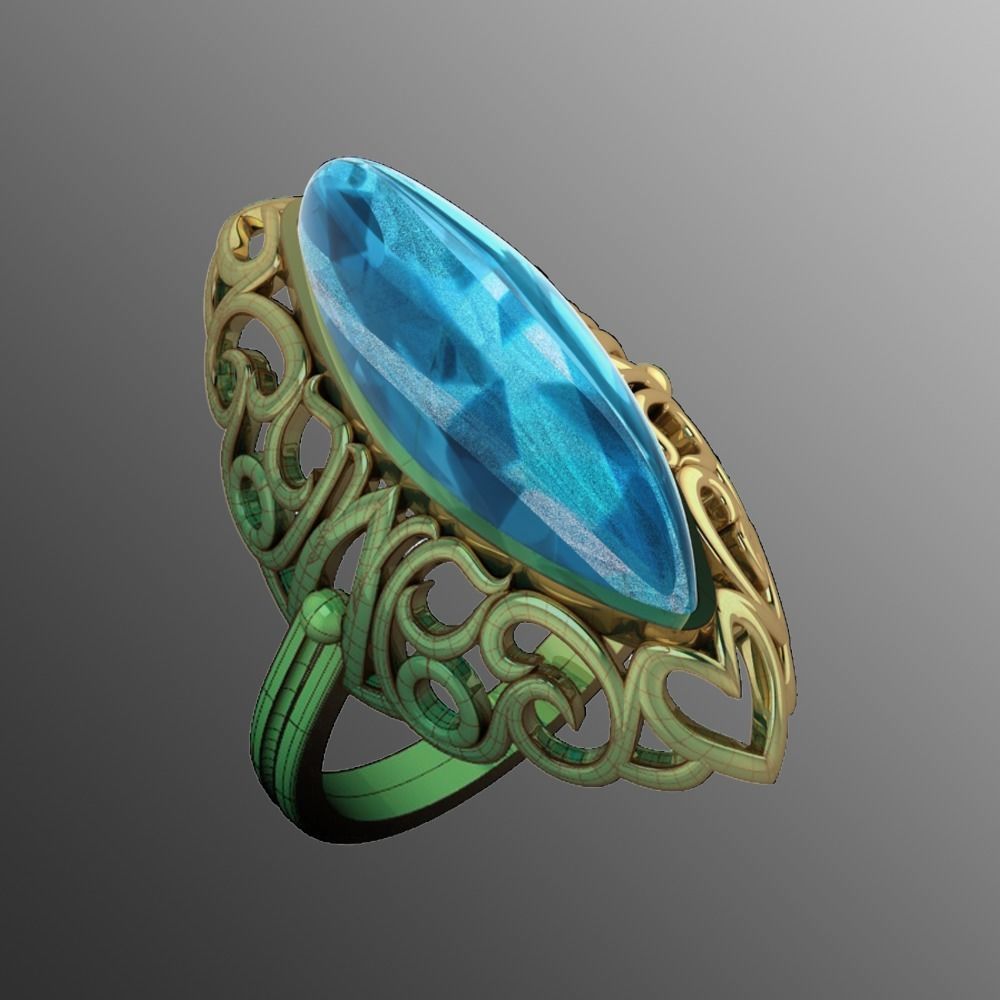 Ring od 50 3D print model_1