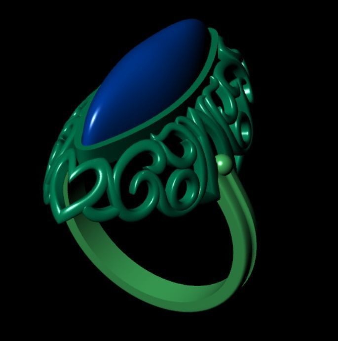 Ring od 50 3D print model_9