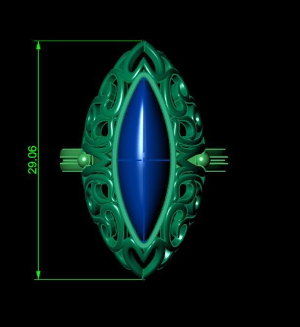 Ring od 50 3D print model_7