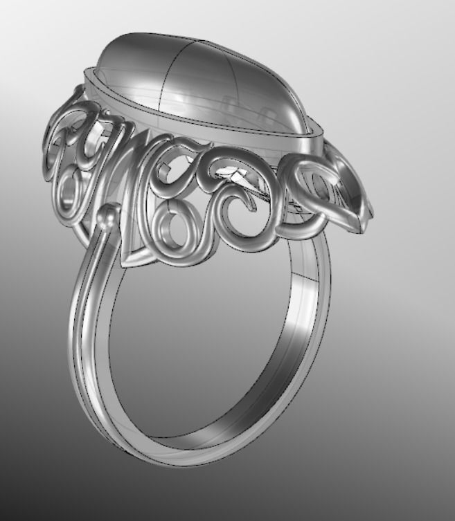 Ring od 50 3D print model_16