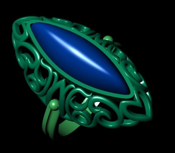 Ring od 50 3D print model_10