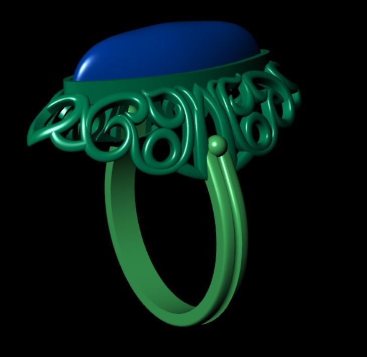 Ring od 50 3D print model_11