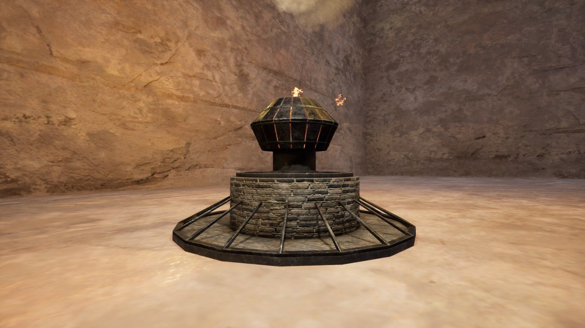 Medieval Smeltery Low Poly 3D Model Low-poly 3D model_12