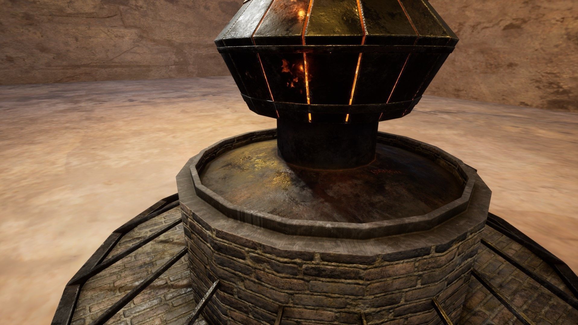 Medieval Smeltery Low Poly 3D Model Low-poly 3D model_13