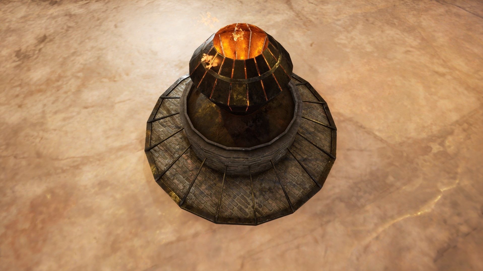 Medieval Smeltery Low Poly 3D Model Low-poly 3D model_5