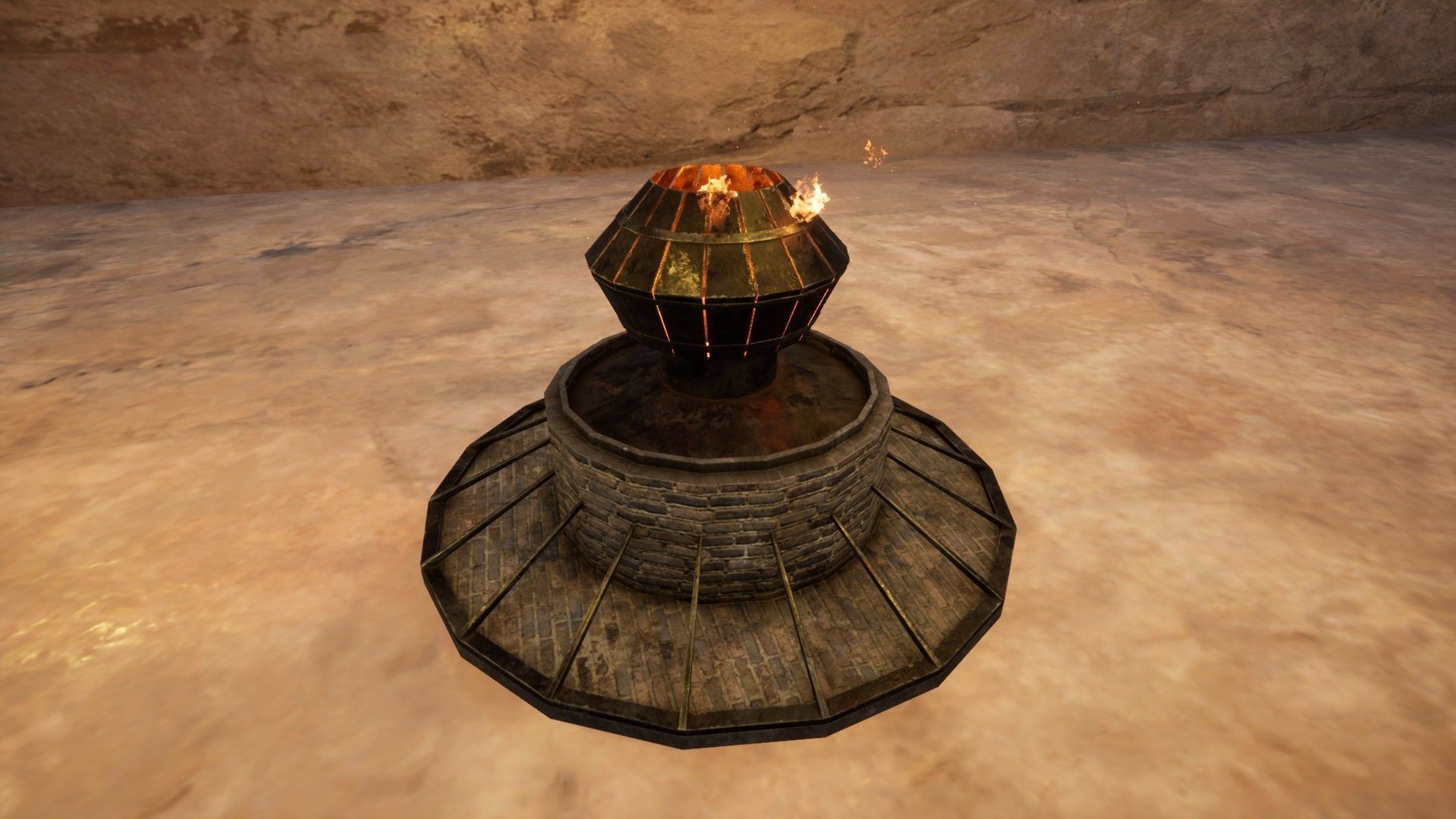 Medieval Smeltery Low Poly 3D Model Low-poly 3D model_18