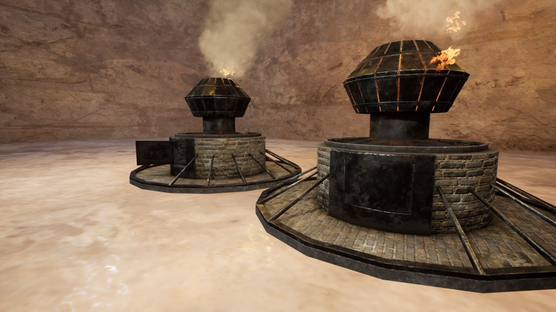 Medieval Smeltery Low Poly 3D Model Low-poly 3D model_9