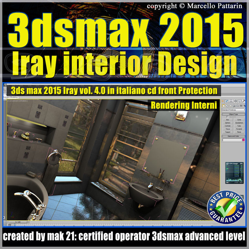 3ds max 2015 Interior Design Volume 4 Cd Front