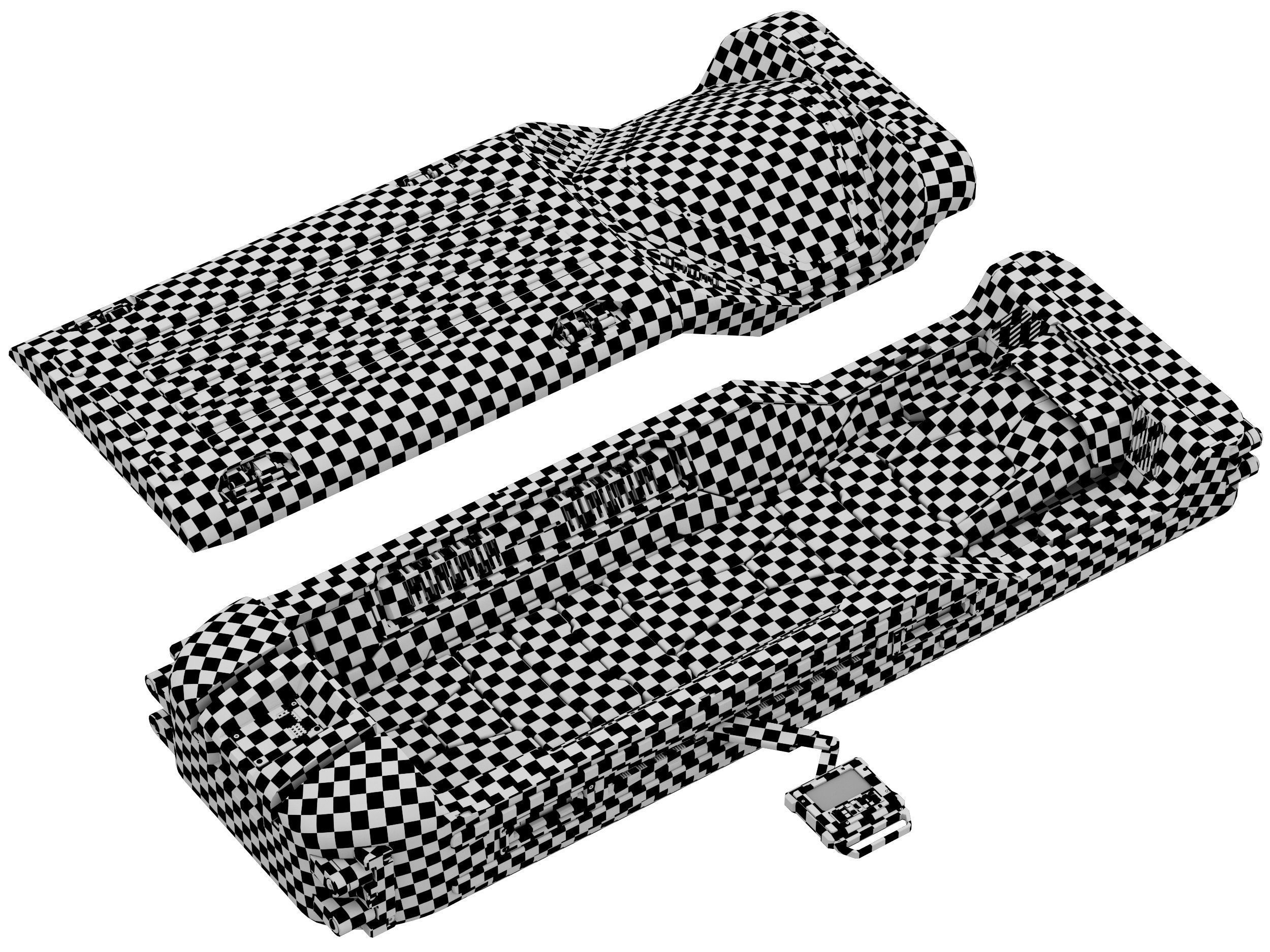 Sci-fi Cryo Chamber Cryopod 3D model_17