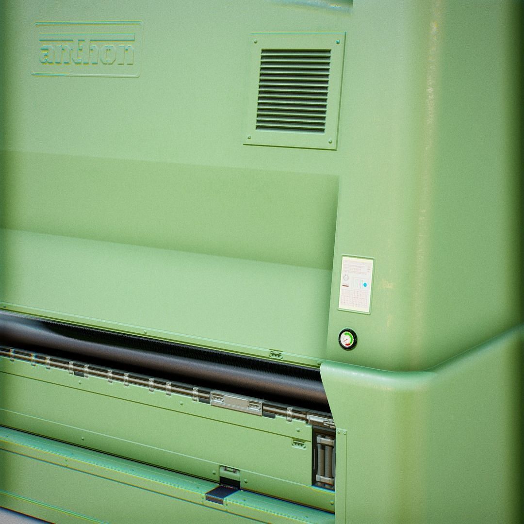 Sanding Machine - Anthon 02 Low-poly 3D model_10