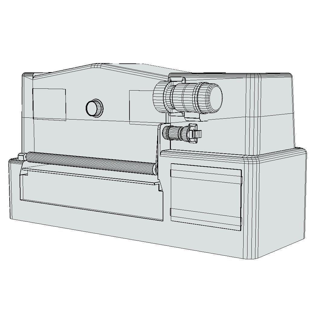 Sanding Machine - Anthon 02 Low-poly 3D model_20