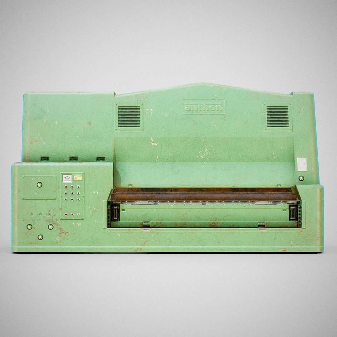 Sanding Machine - Anthon 02 Low-poly 3D model_2