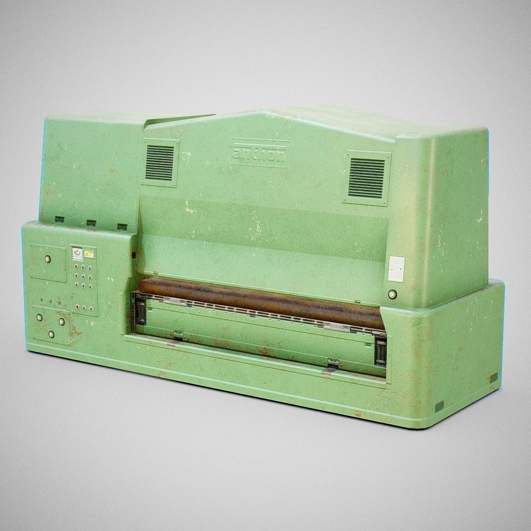 Sanding Machine - Anthon 02 Low-poly 3D model_5