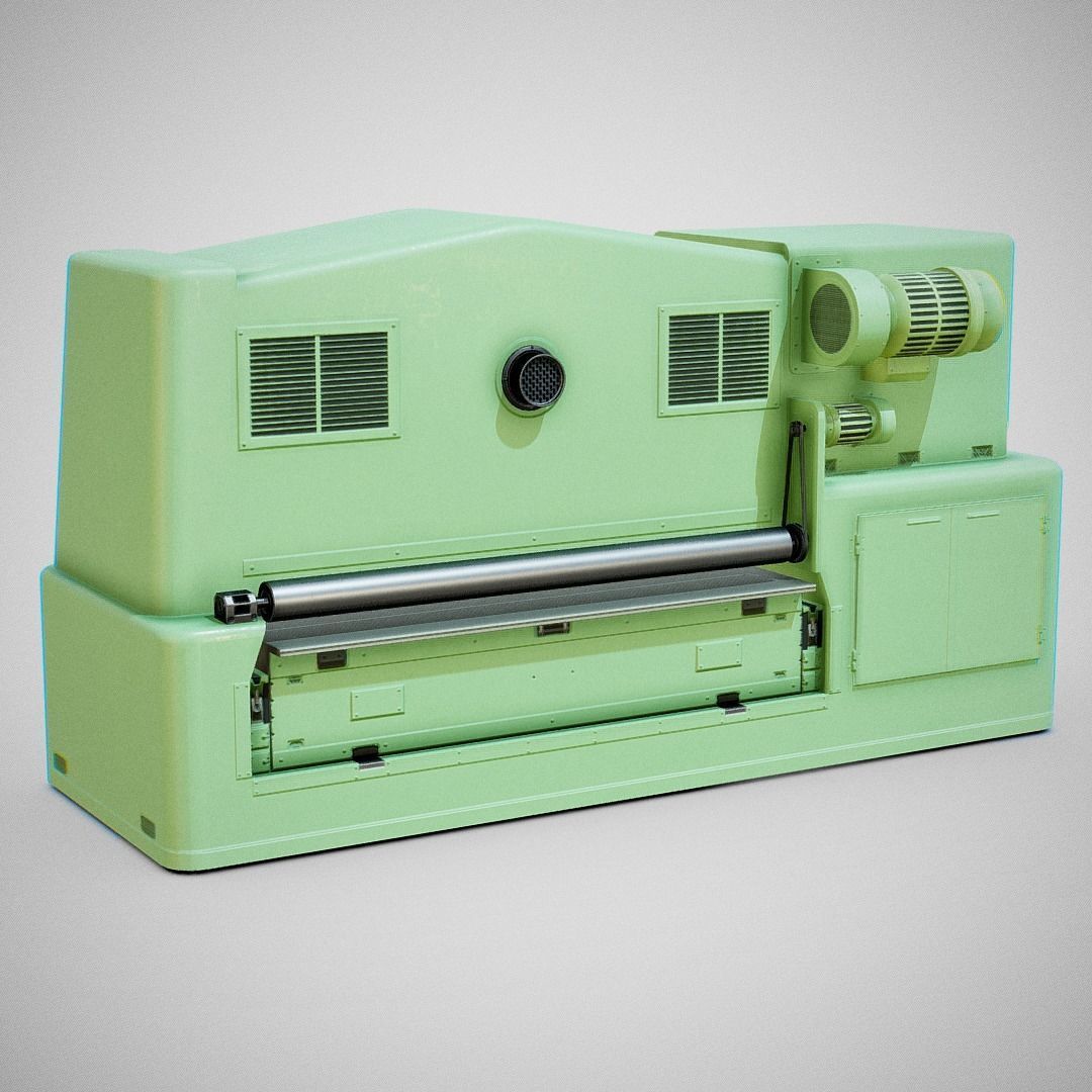 Sanding Machine - Anthon 02 Low-poly 3D model_13