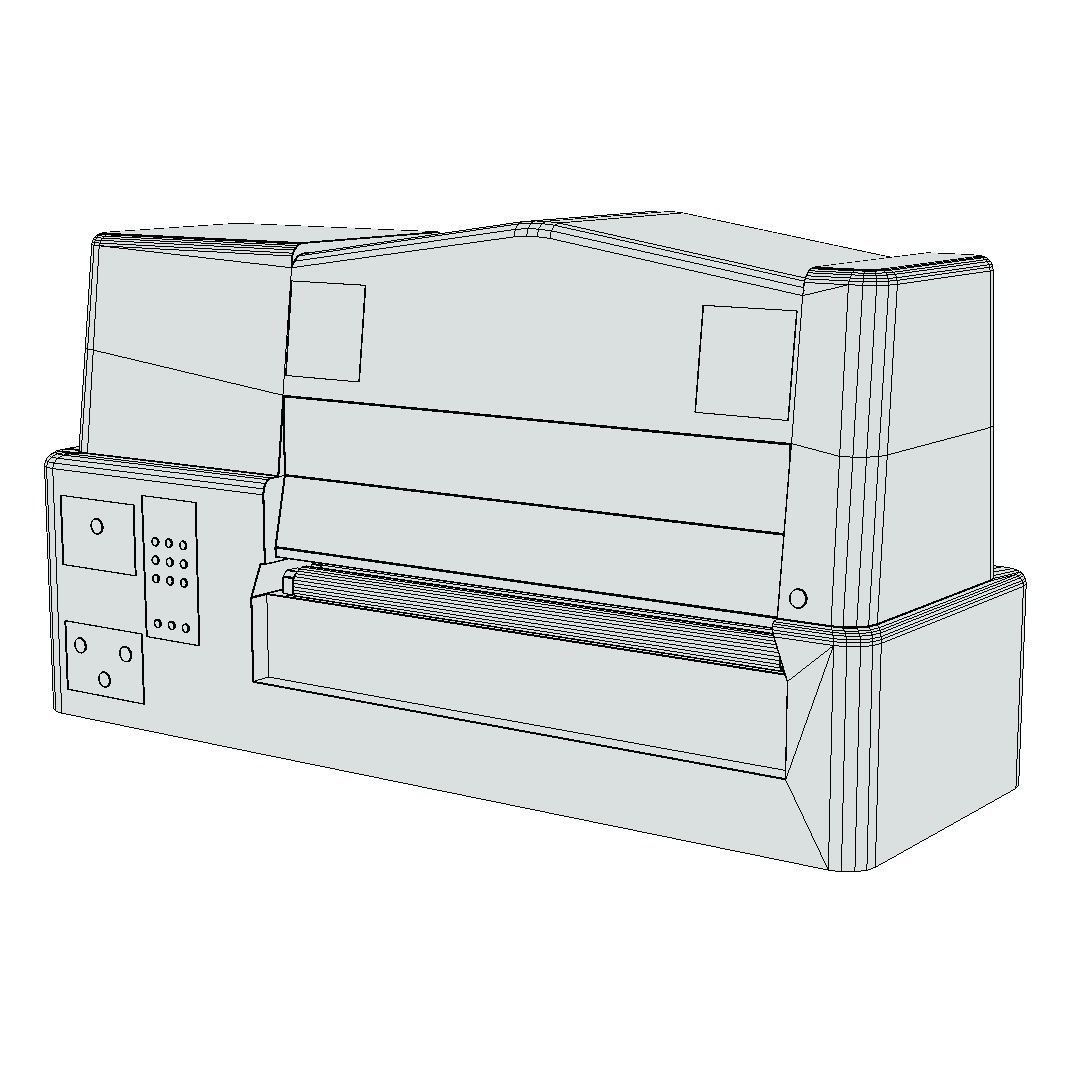 Sanding Machine - Anthon 02 Low-poly 3D model_19