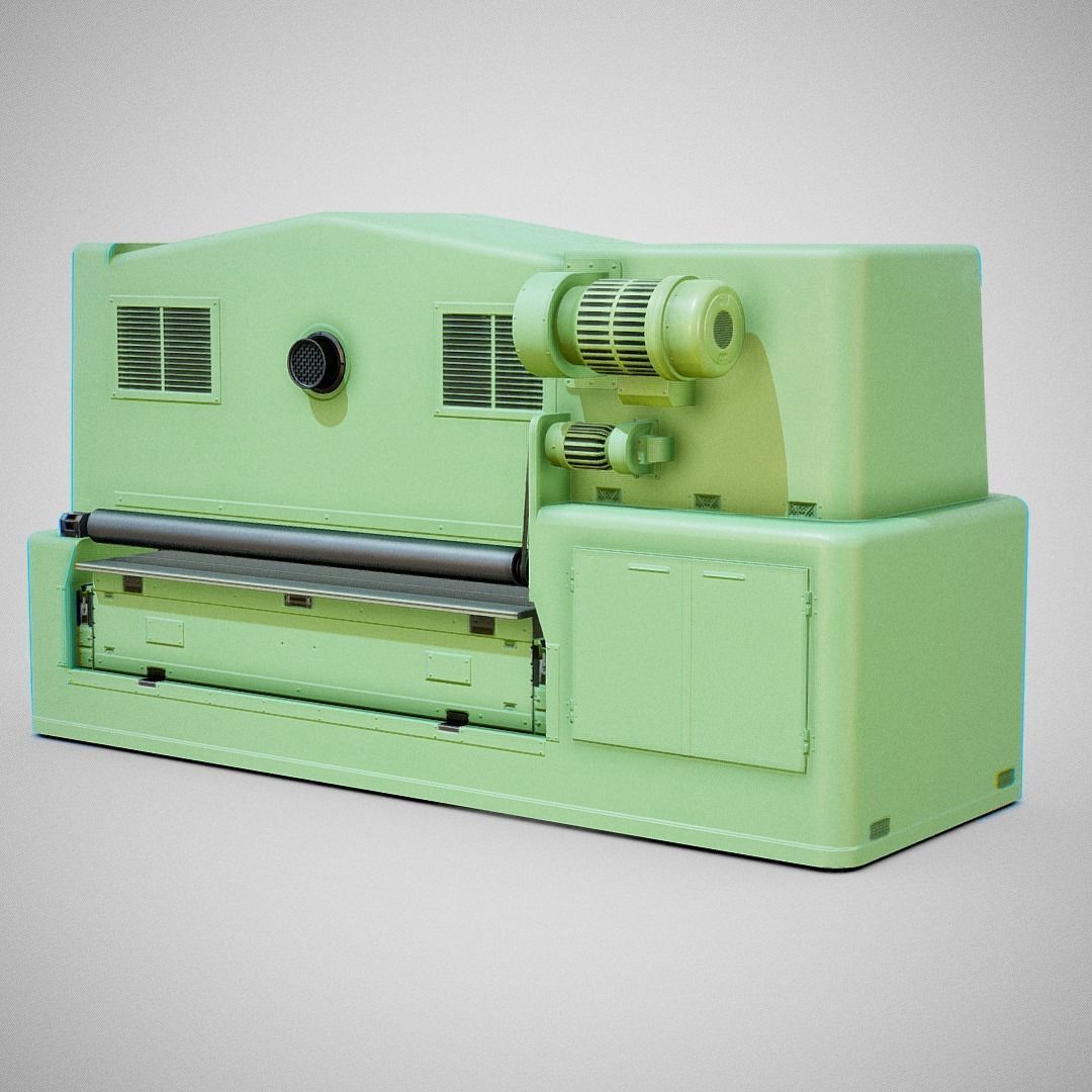 Sanding Machine - Anthon 02 Low-poly 3D model_16