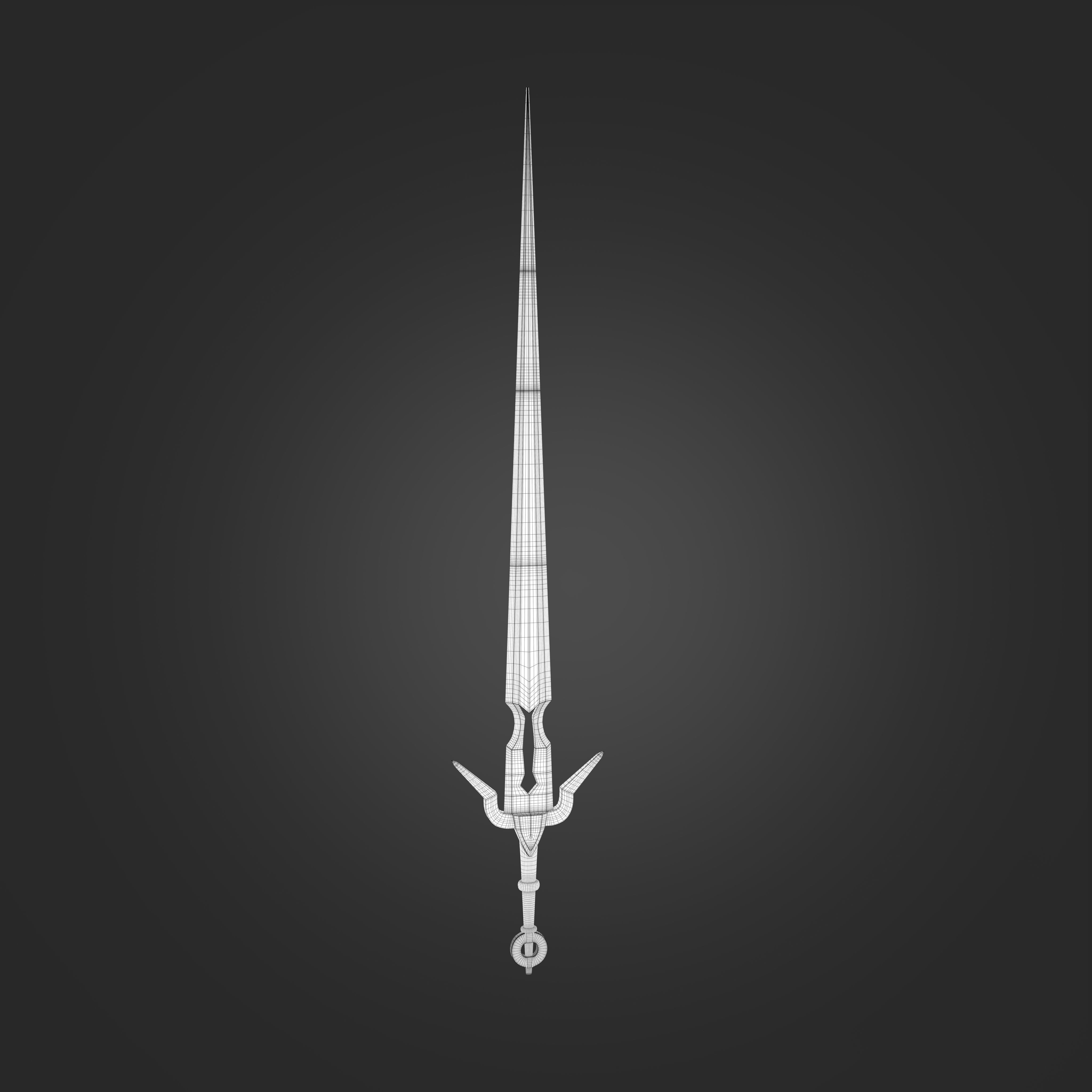 Zireael Sword from Witcher 3D print model_3