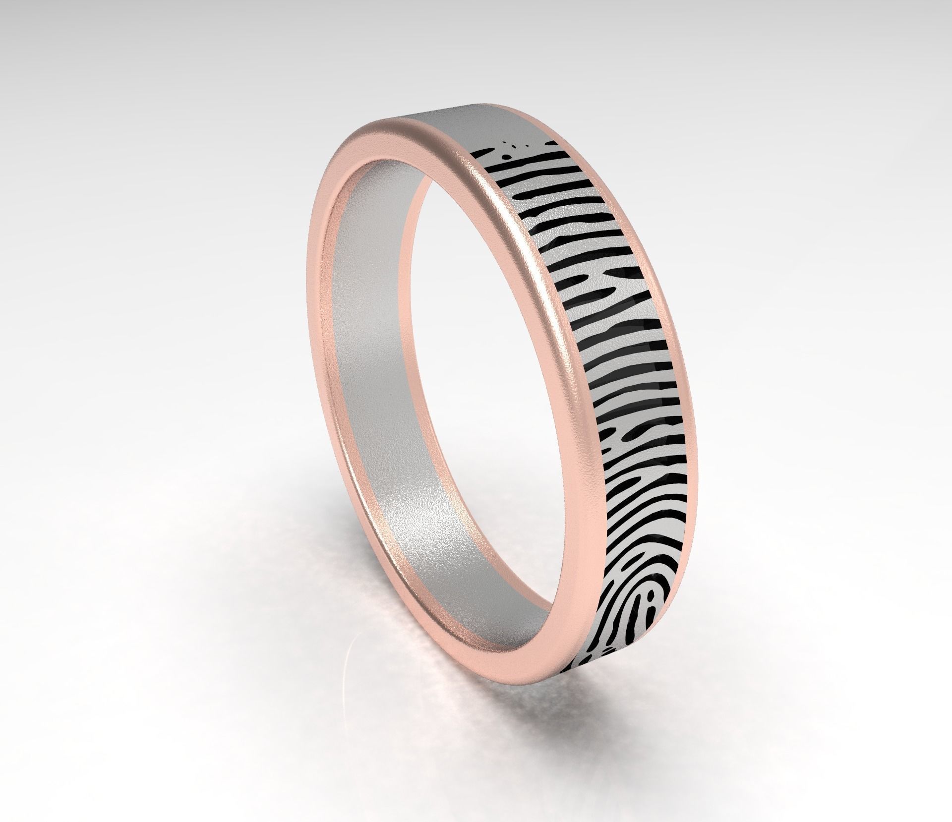 FingerPrint Ring - Man 3D print model_6
