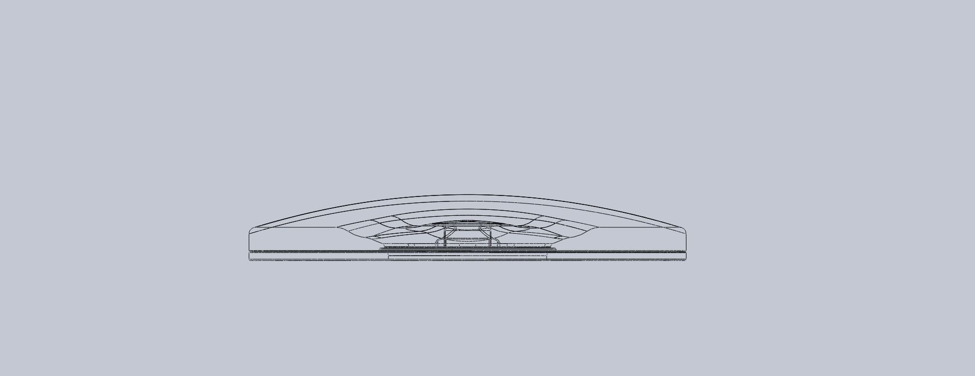 3D-Printable Airplane Window Screen Frame 3D print model_17
