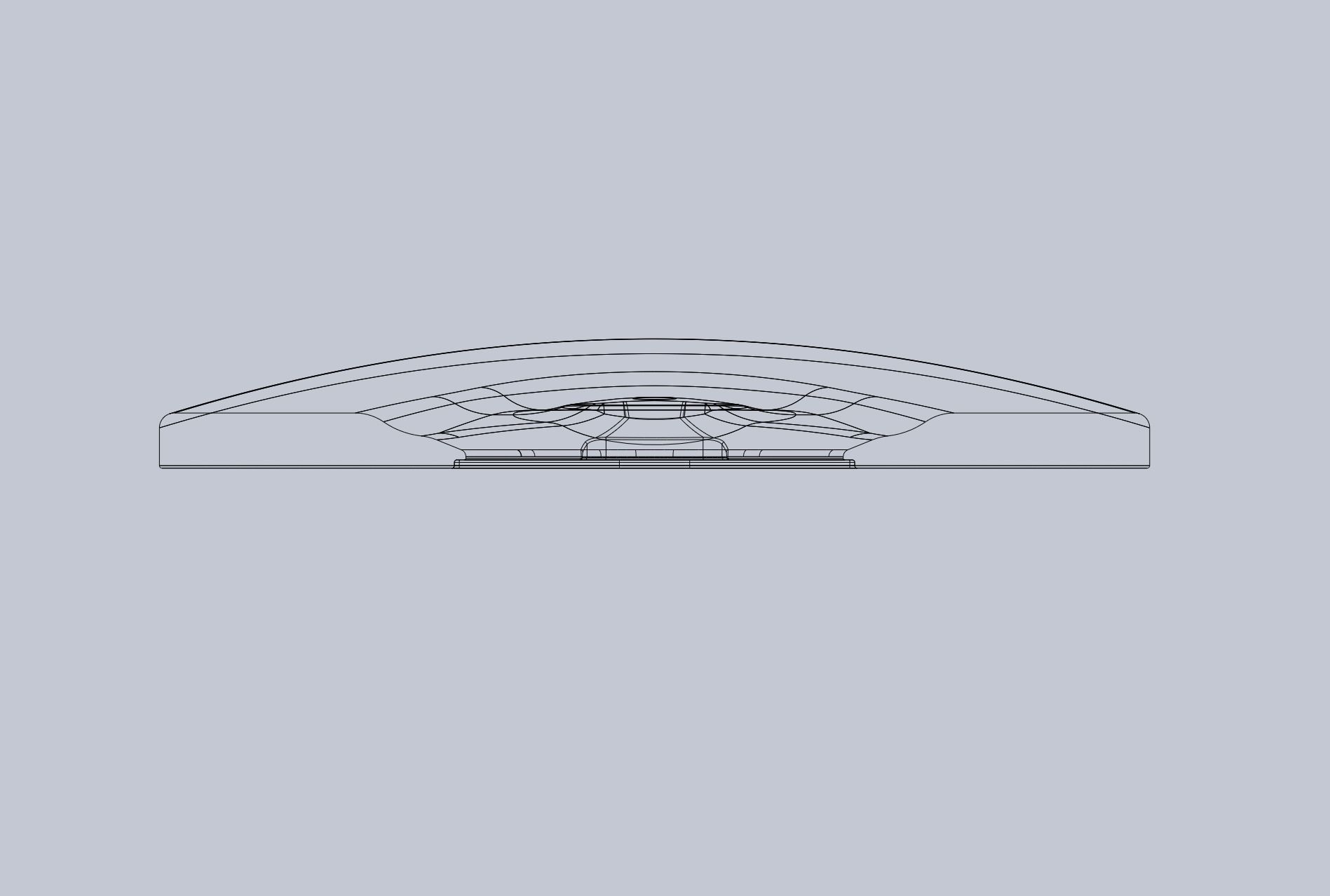3D-Printable Airplane Window Screen Frame 3D print model_35