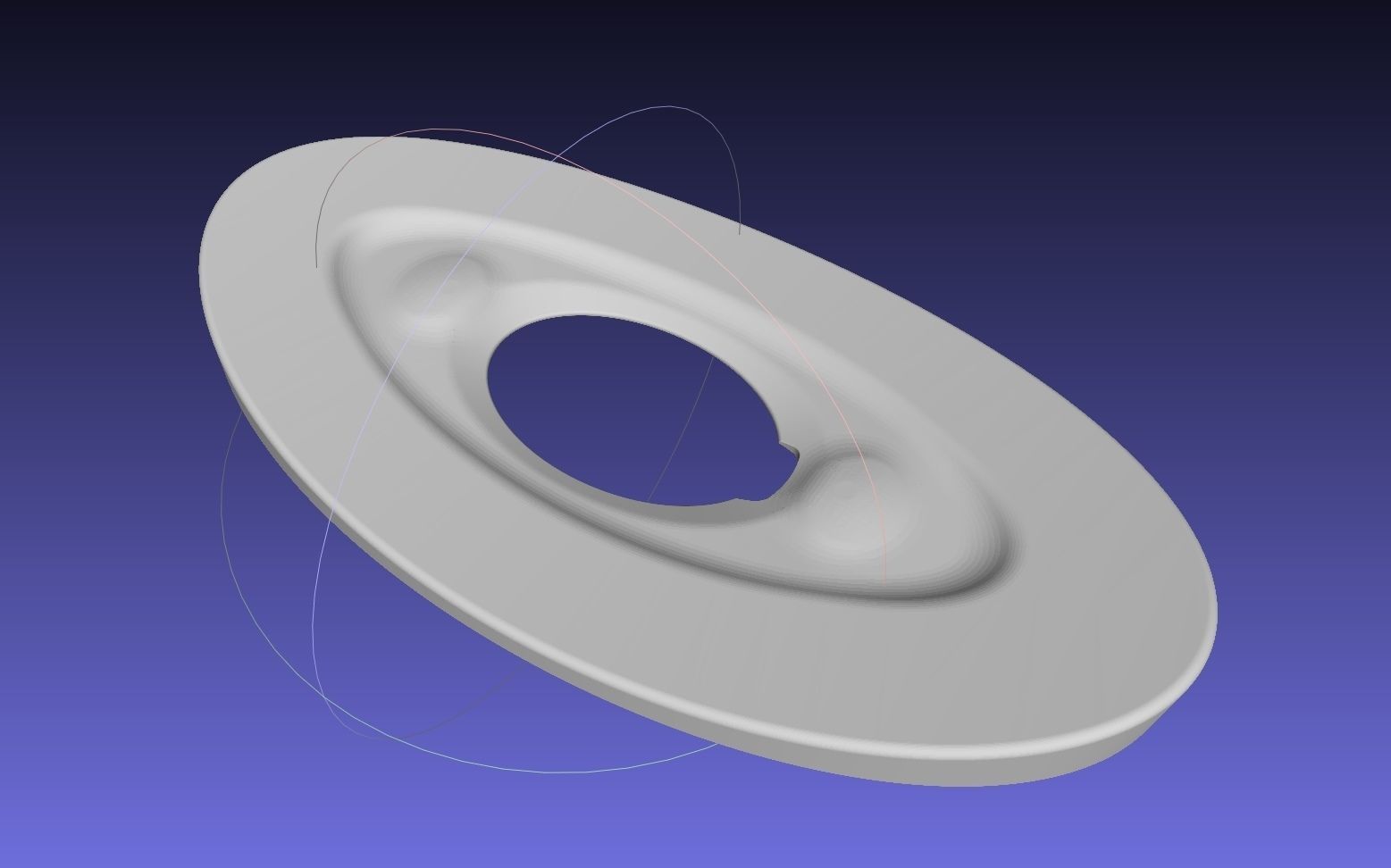 3D-Printable Airplane Window Screen Frame 3D print model_8