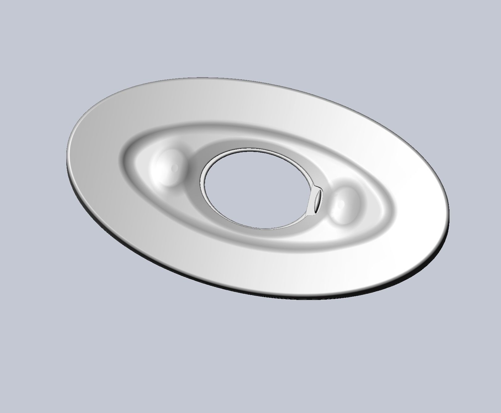 3D-Printable Airplane Window Screen Frame 3D print model_22