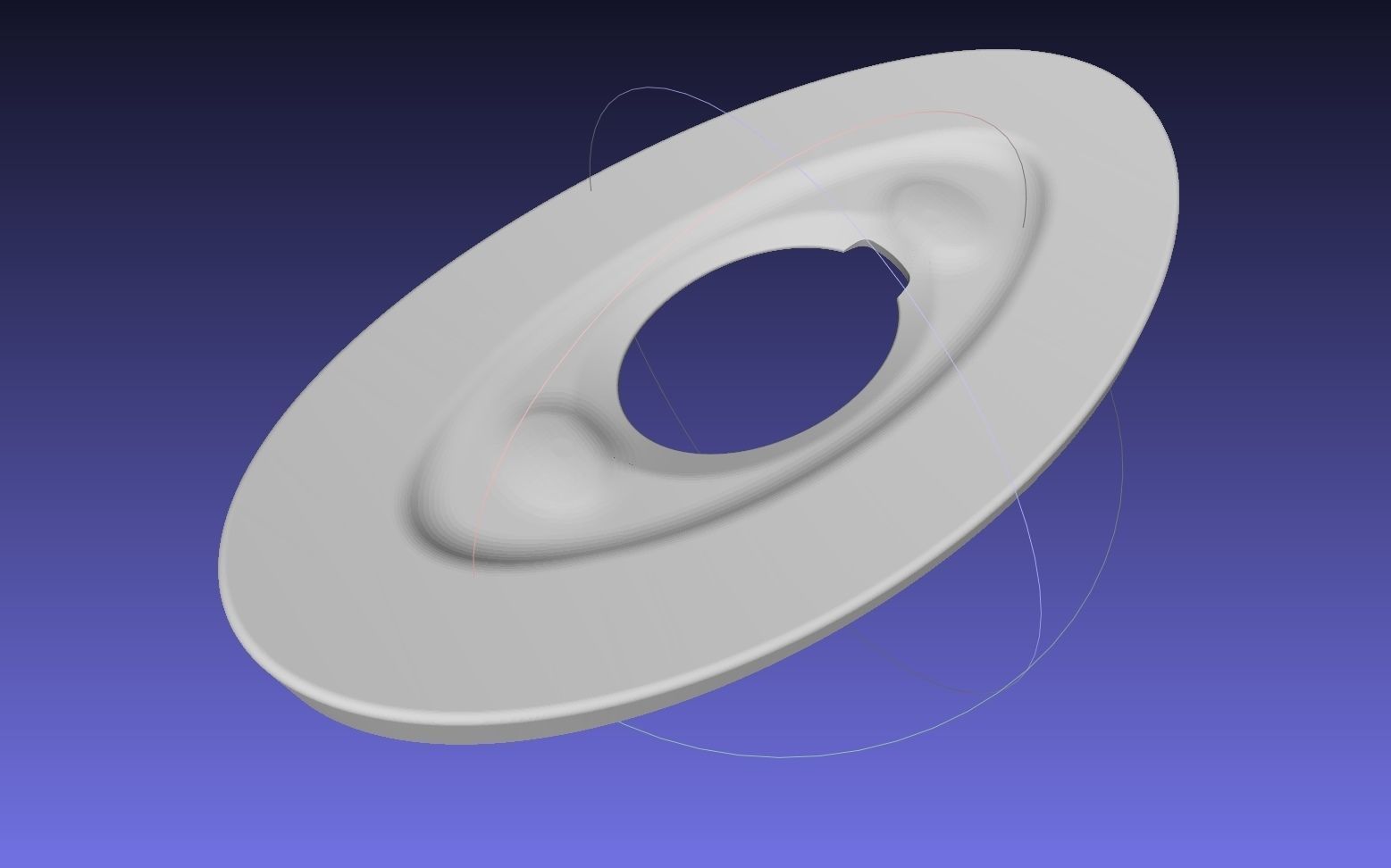 3D-Printable Airplane Window Screen Frame 3D print model_10