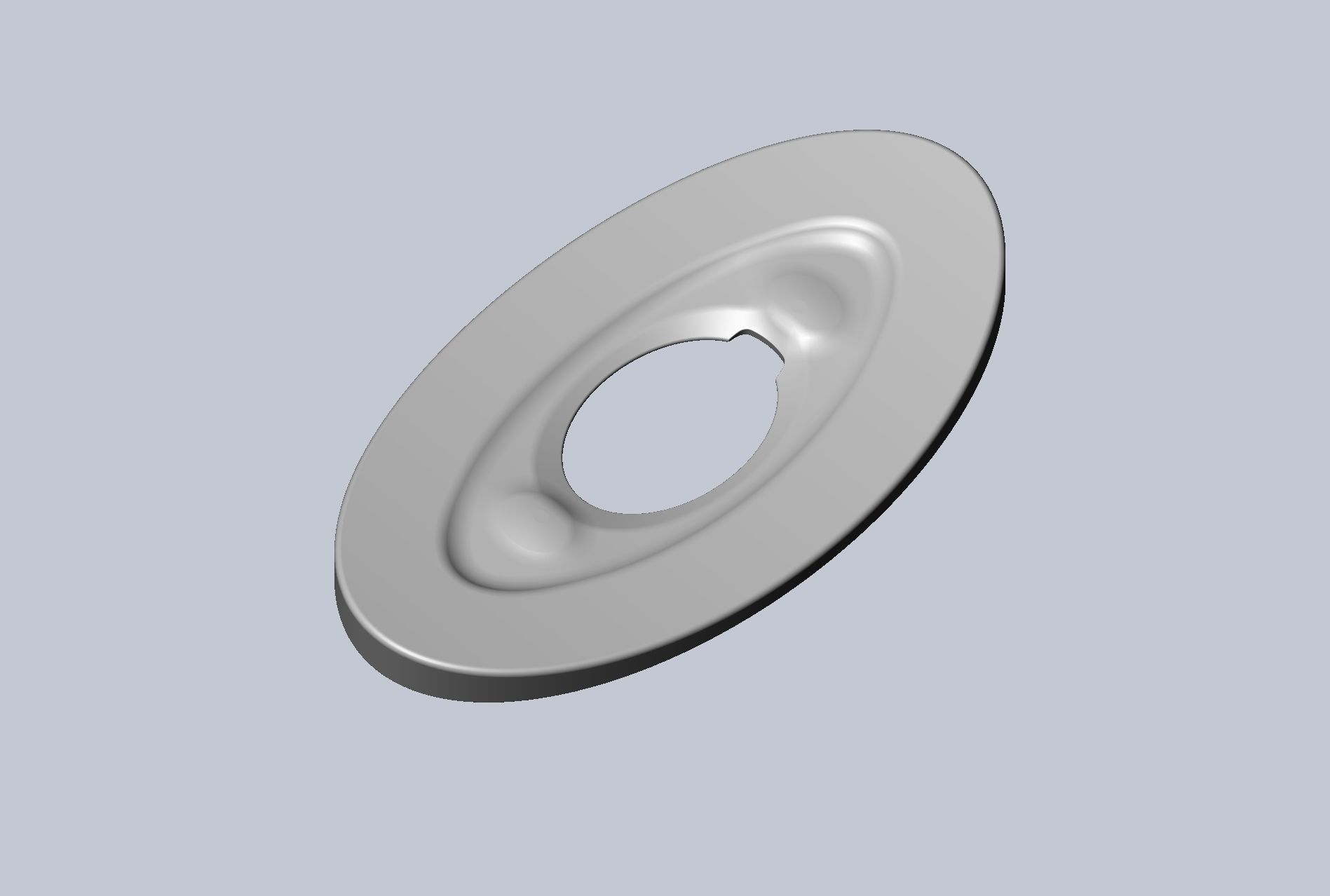 3D-Printable Airplane Window Screen Frame 3D print model_7