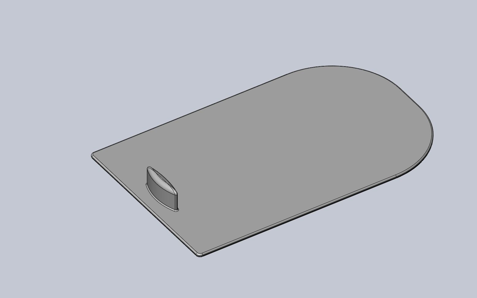 3D-Printable Airplane Window Screen Frame 3D print model_12