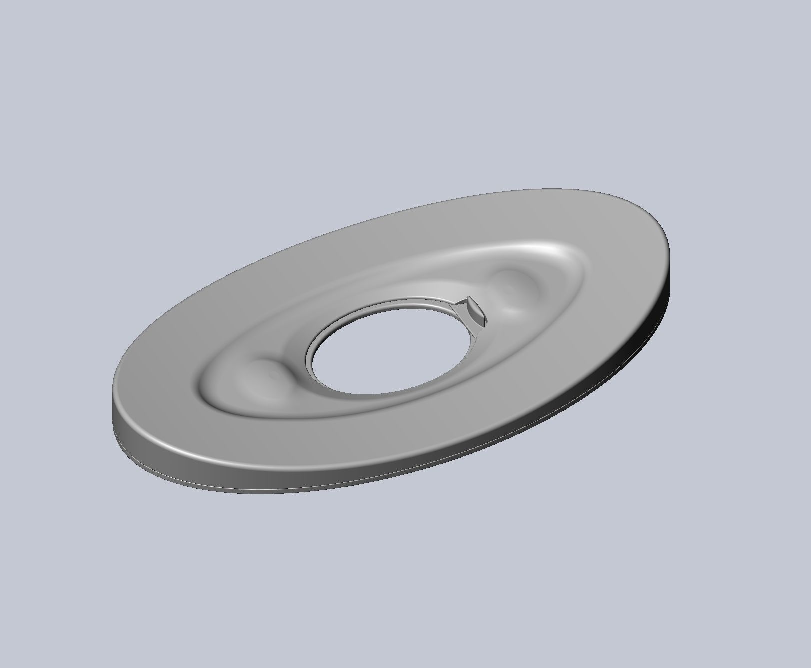 3D-Printable Airplane Window Screen Frame 3D print model_28