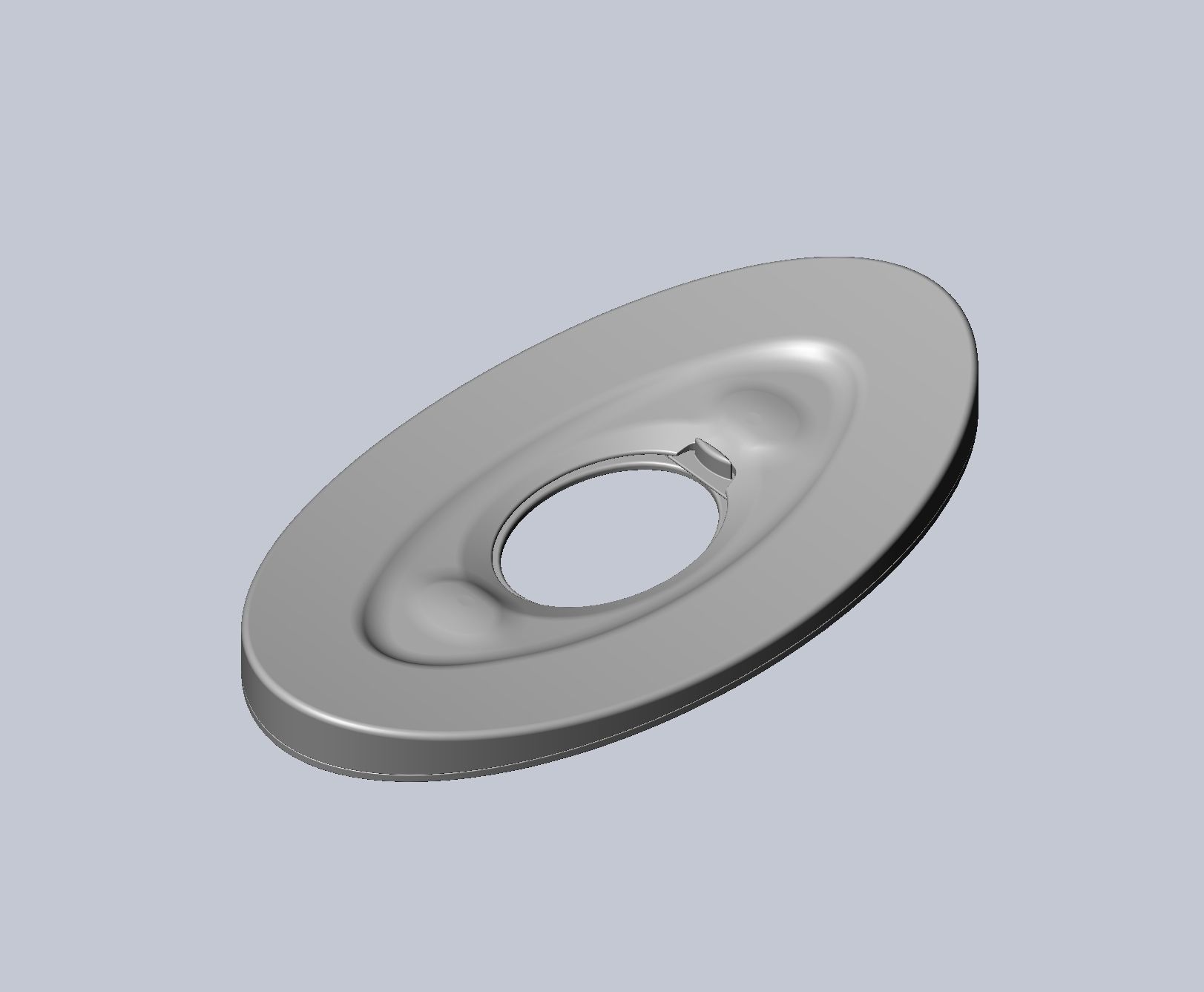 3D-Printable Airplane Window Screen Frame 3D print model_29