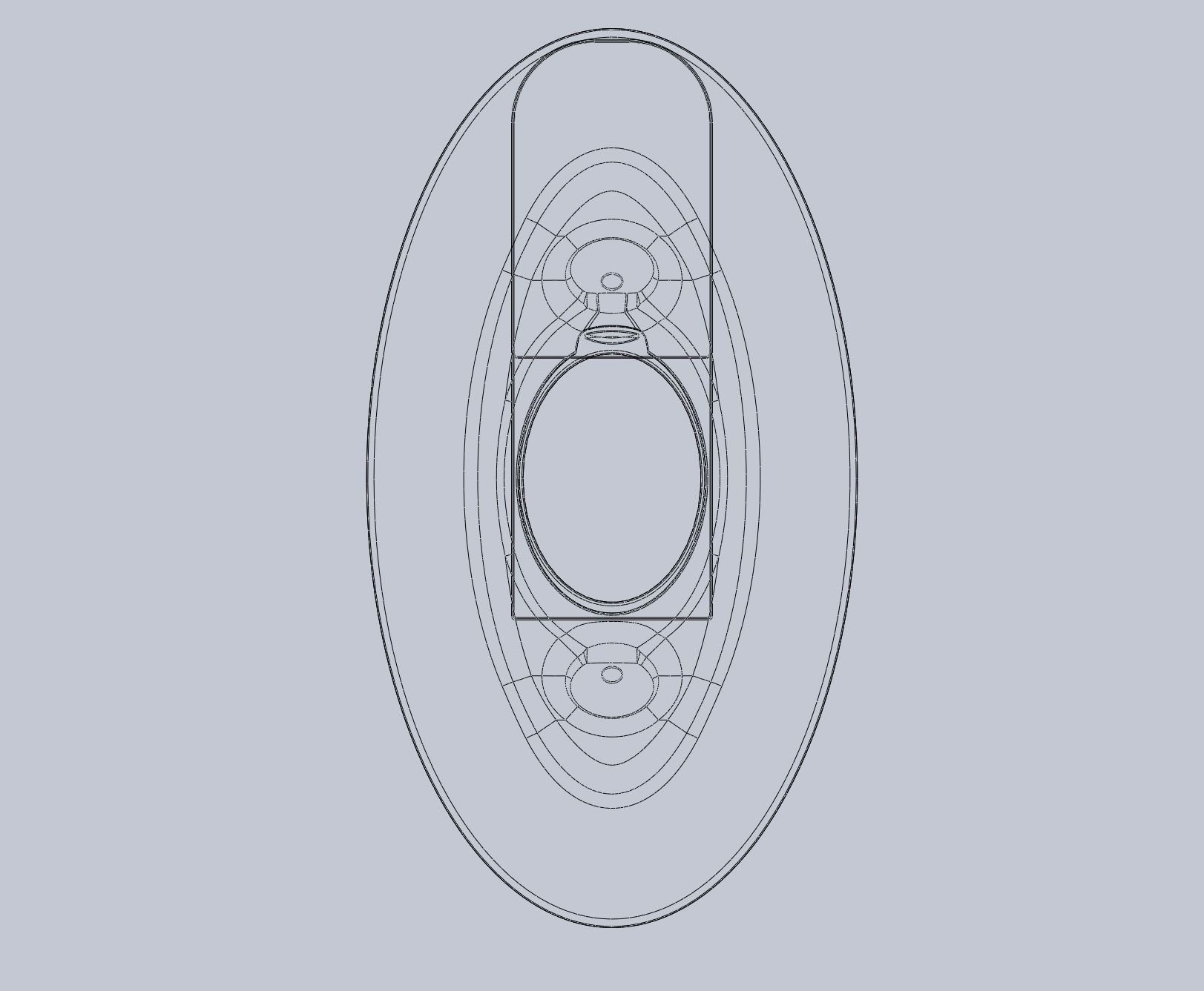 3D-Printable Airplane Window Screen Frame 3D print model_18