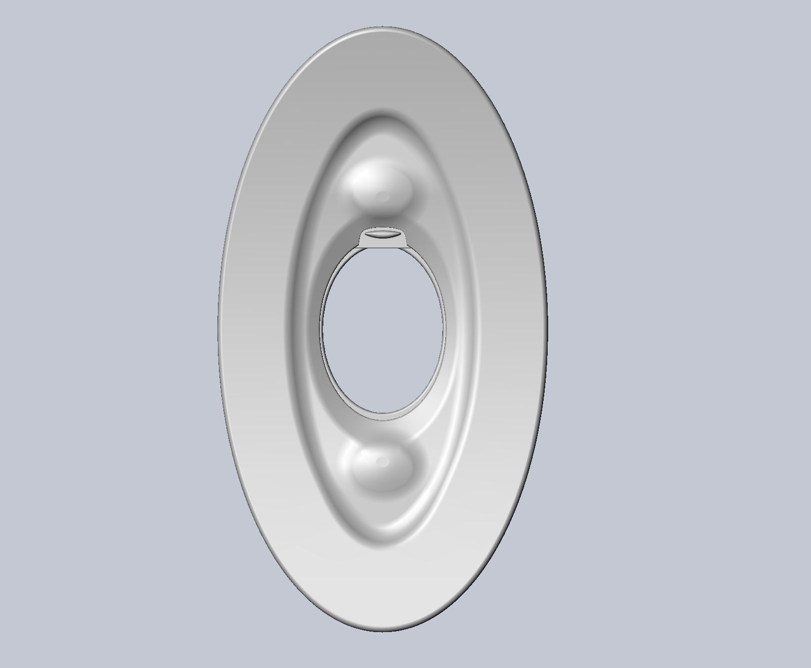 3D-Printable Airplane Window Screen Frame 3D print model_19