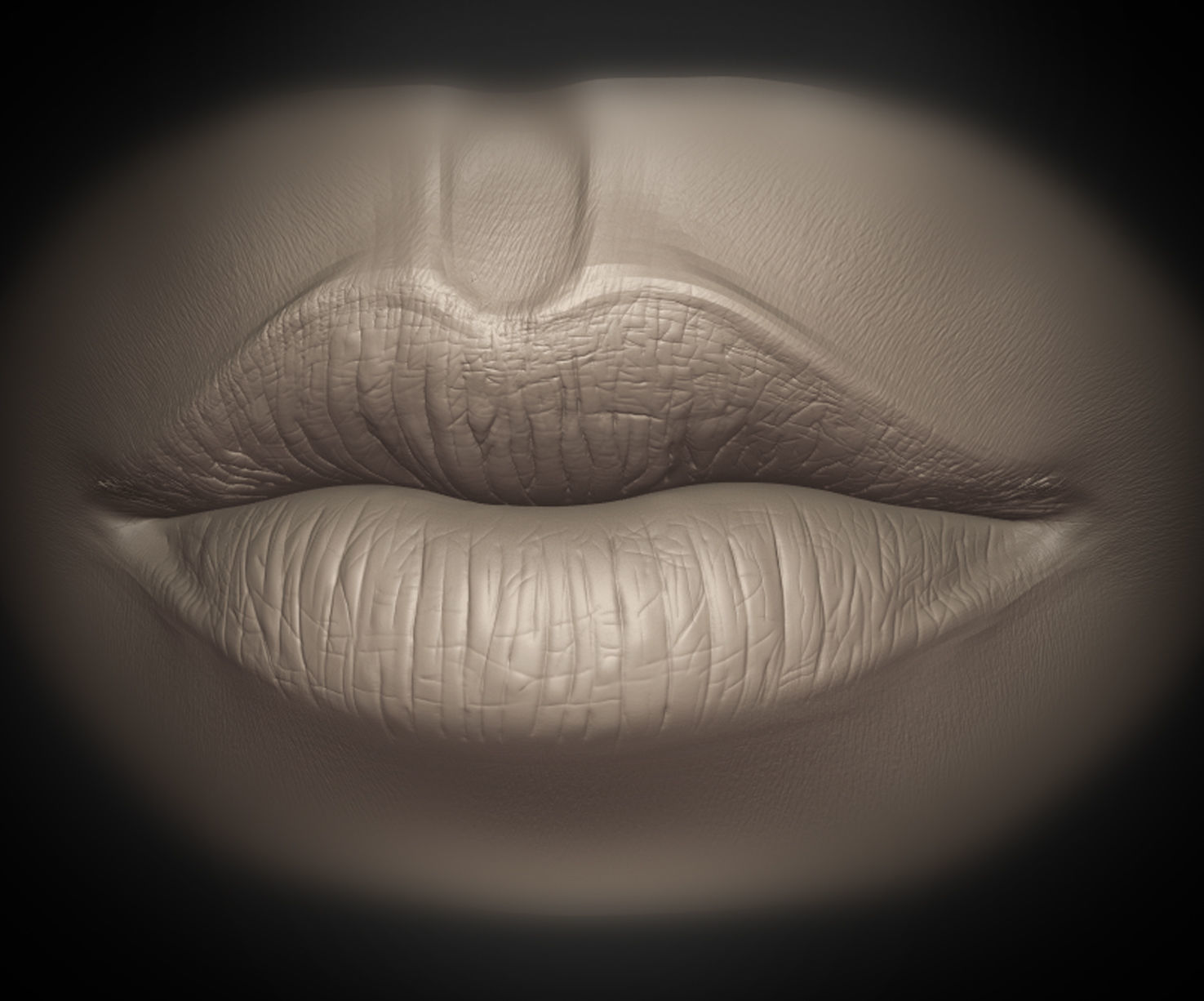 Lips Detail Alpha Pack 3D model_2