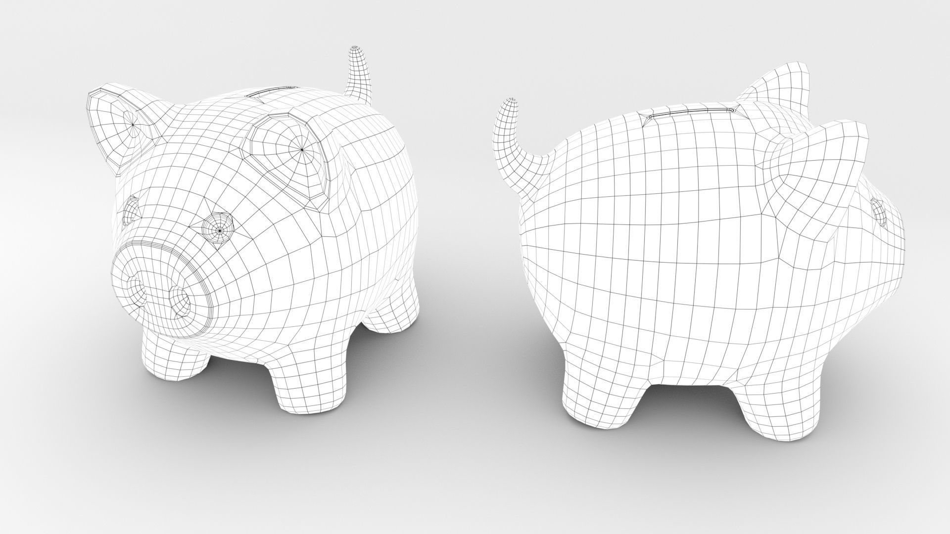 Piggy bank 3D model_18