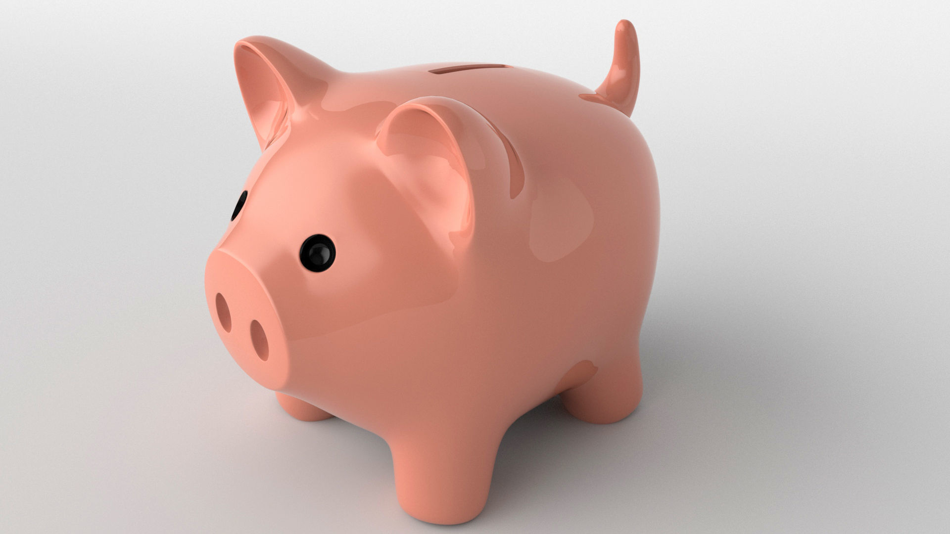 Piggy bank 3D model_1