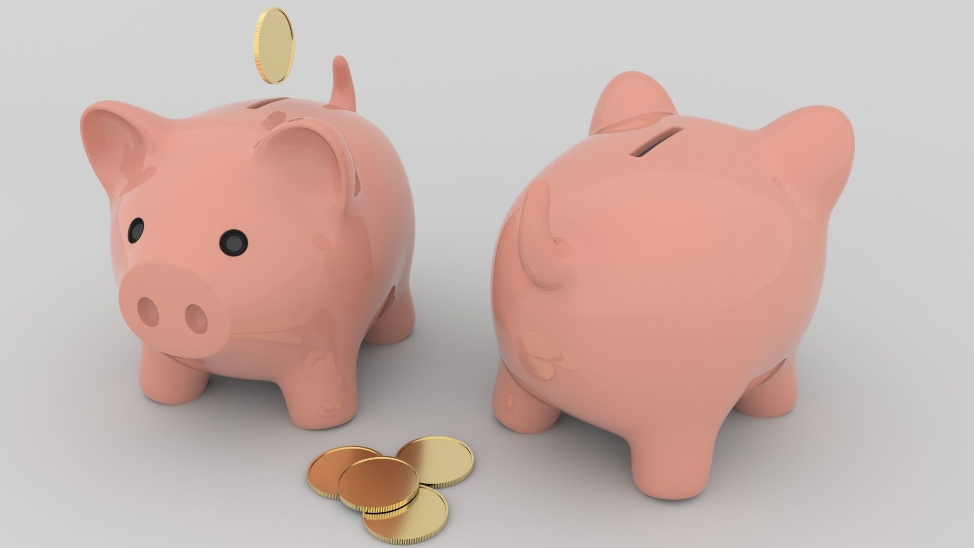 Piggy bank 3D model_2