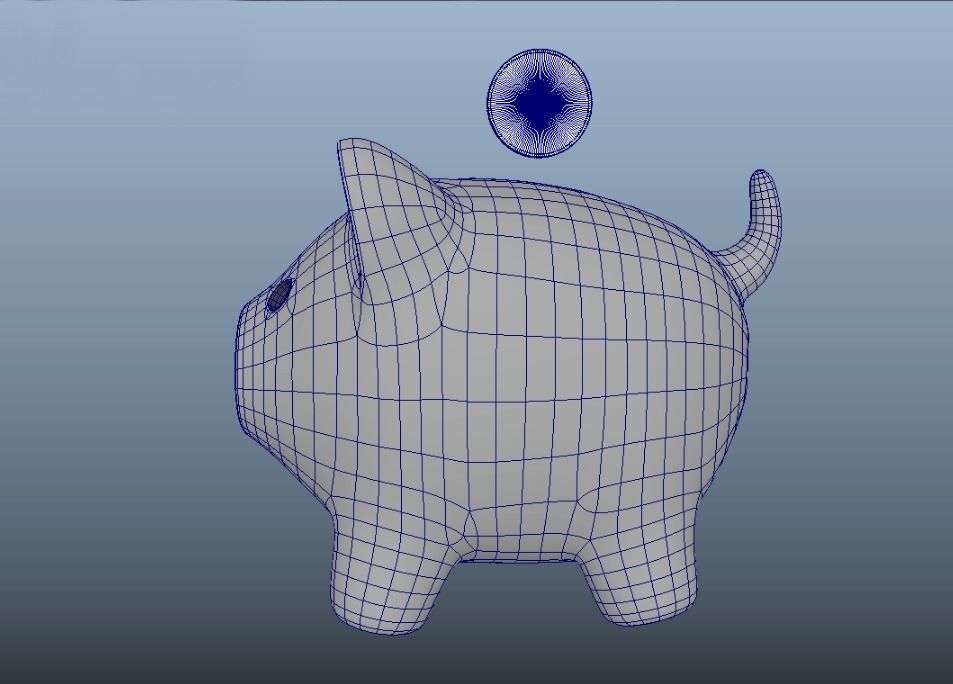 Piggy bank 3D model_15