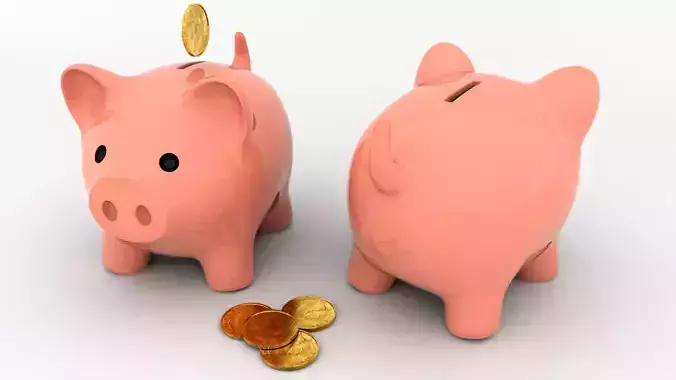 Piggy bank 3D model