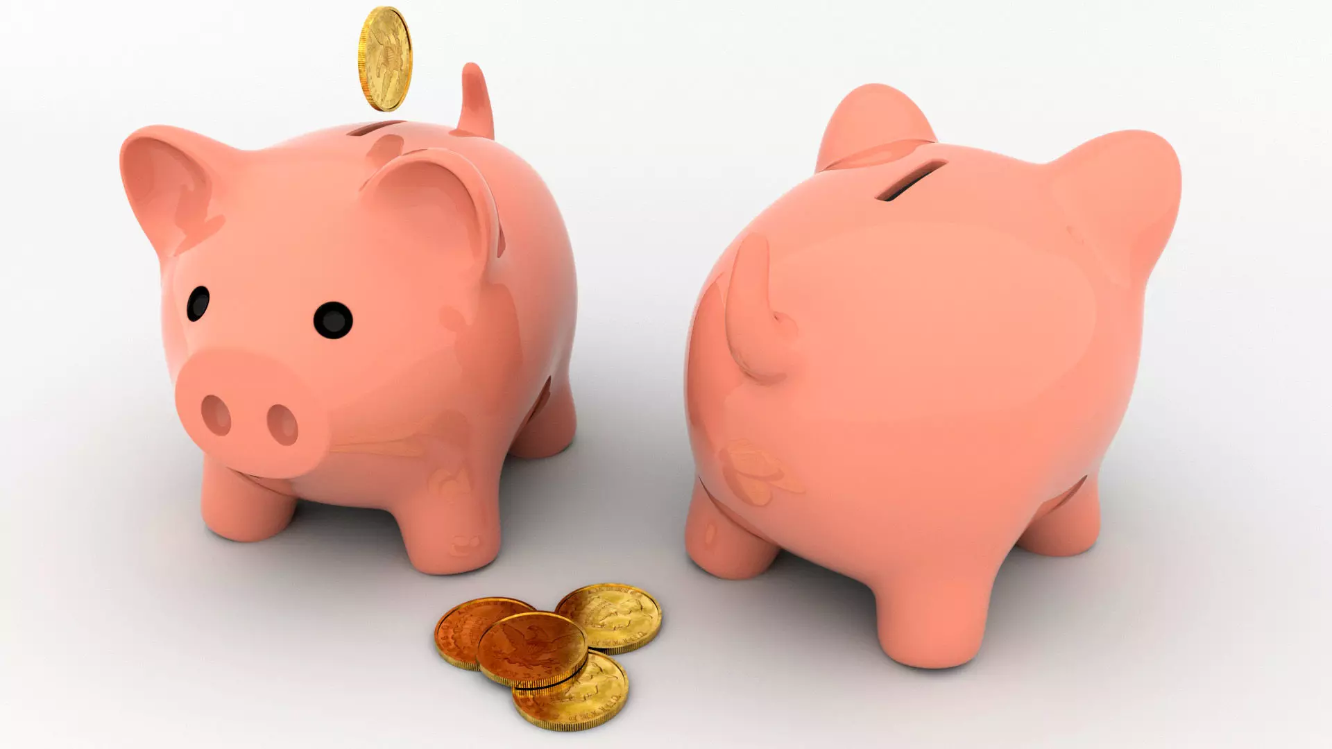 Piggy bank 3D model_0