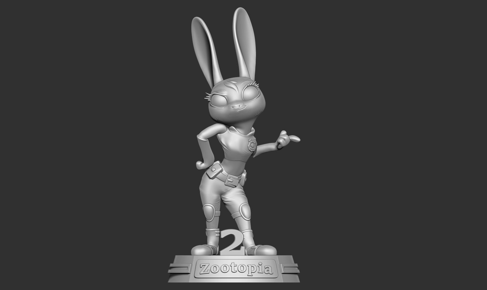 Judy Hoops Fanart 3D print model_13