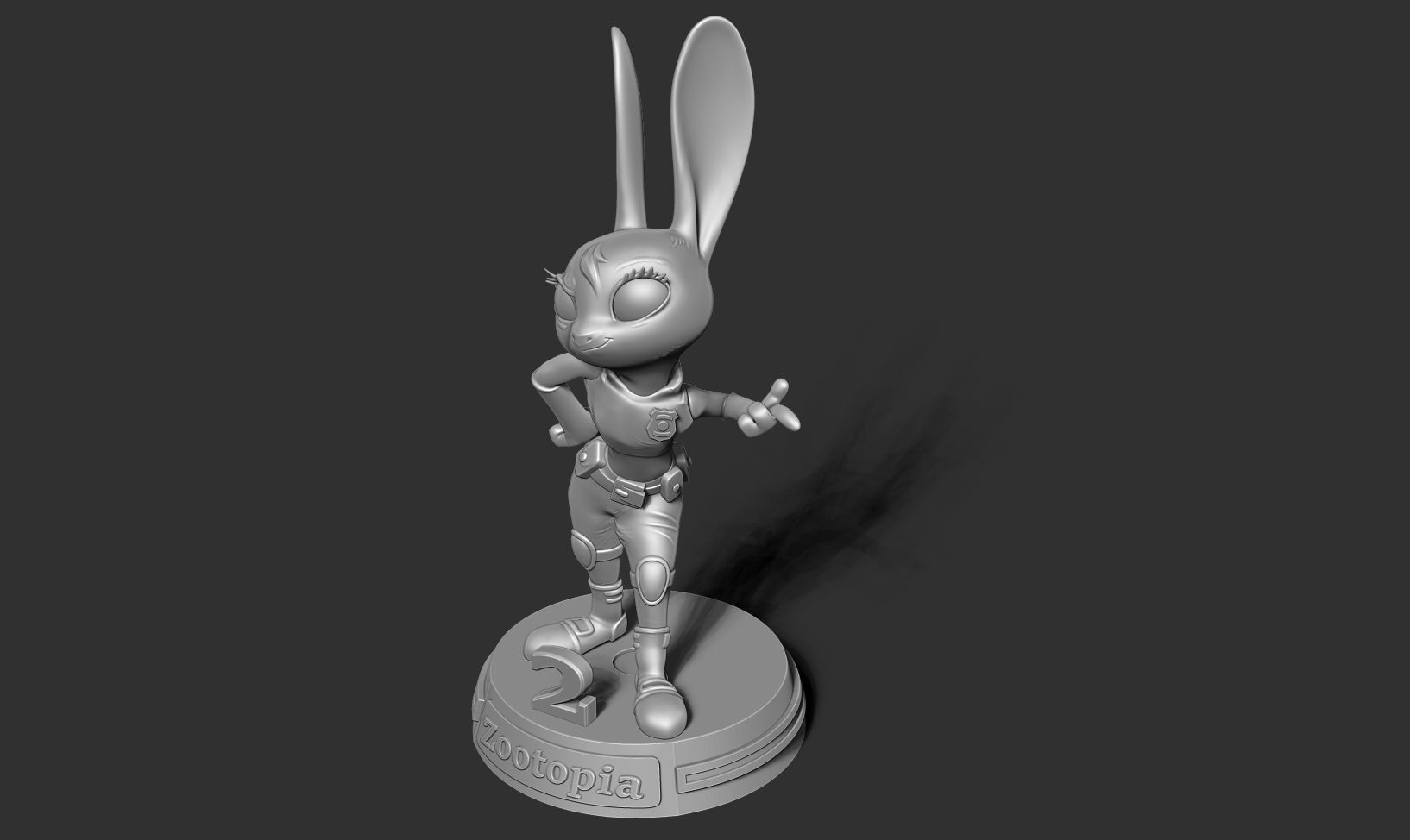 Judy Hoops Fanart 3D print model_17