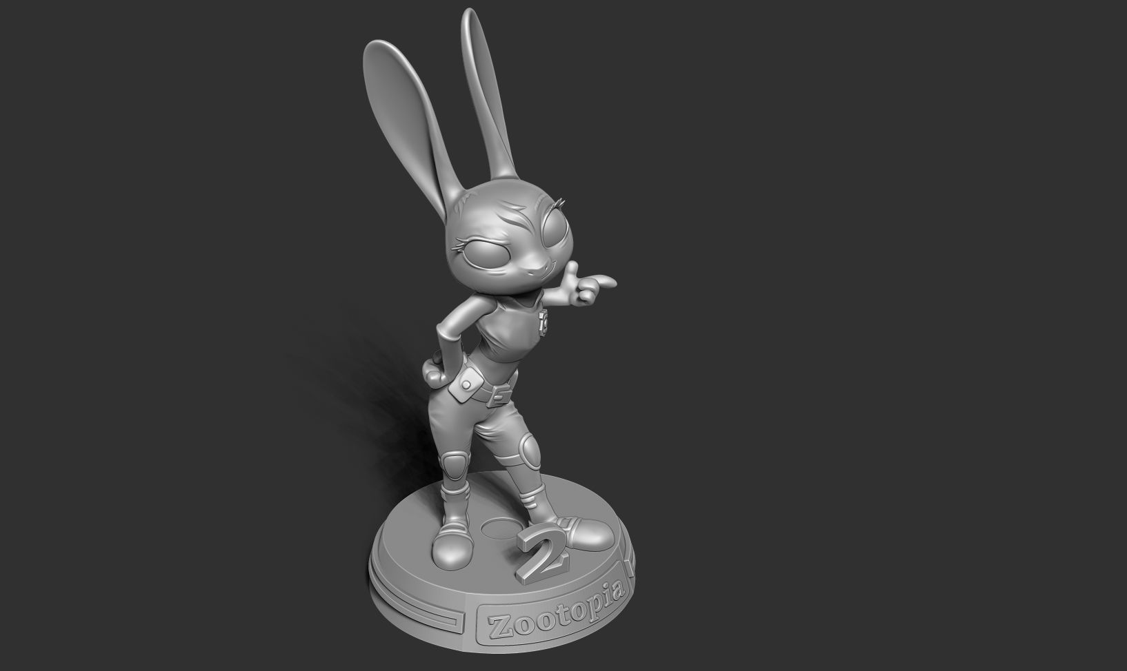 Judy Hoops Fanart 3D print model_16