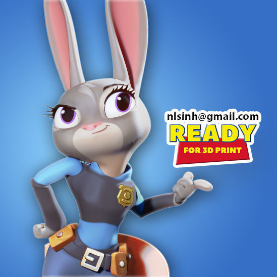 Judy Hoops Fanart 3D print model_10